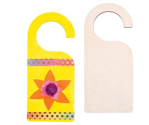 Wooden DIY Door Hanger Pack of 5 - Zart