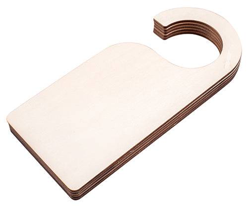 Wooden DIY Door Hanger Pack of 5 - Zart