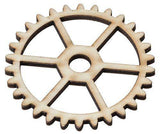 Wooden Gears and Cogs Assorted Pack of 100 - Zart