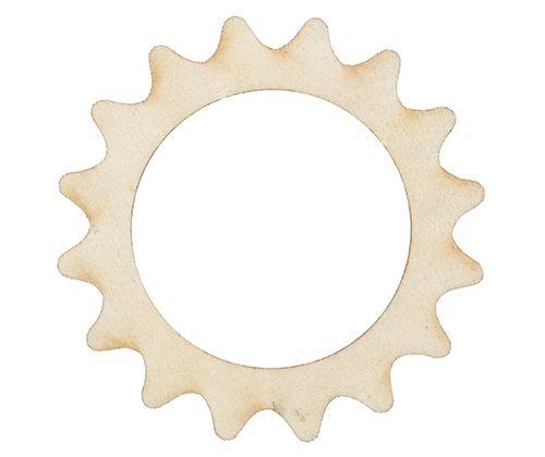 Wooden Gears and Cogs Assorted Pack of 100 - Zart