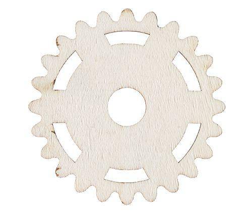 Wooden Gears and Cogs Assorted Pack of 100 - Zart