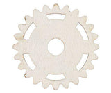 Wooden Gears and Cogs Assorted Pack of 100 - Zart