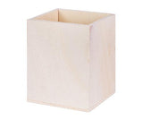 Wooden Pencil Holder 8 x 8.2 x 10cm - Zart