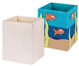 Wooden Pencil Holder 8 x 8.2 x 10cm - Zart