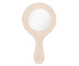 Wooden Round Hand Mirror Pack of 10 - Zart