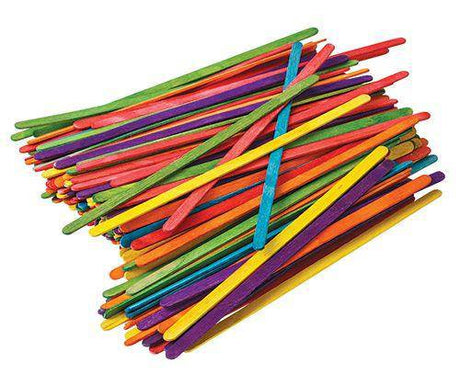 Wooden Spills Coloured Pack of 500 - Zart