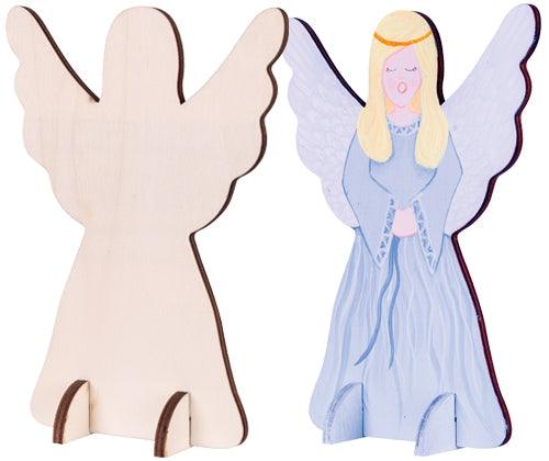 Wooden Standing Angel Pack of 10 - Zart