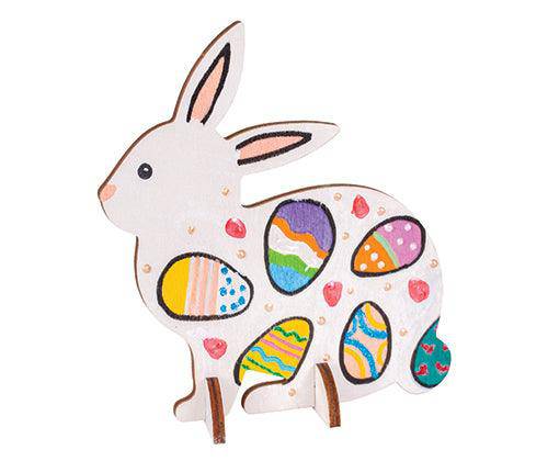 Wooden Standing Rabbit Assorted Pack of 10 - Zart