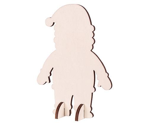 Wooden Standing Santa Pack of 10 - Zart