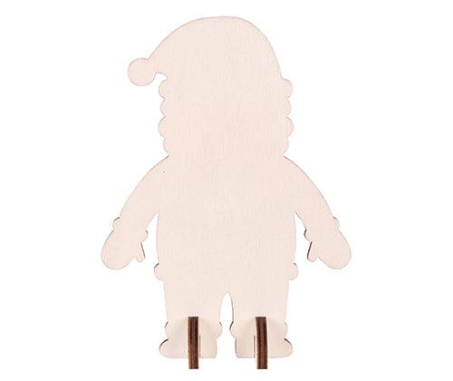 Wooden Standing Santa Pack of 10 - Zart