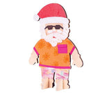 Wooden Standing Santa Pack of 10 - Zart