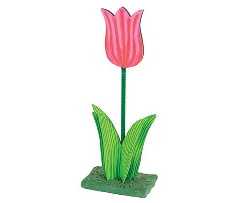 Wooden Tulip on Stand Pack of 10 - Zart